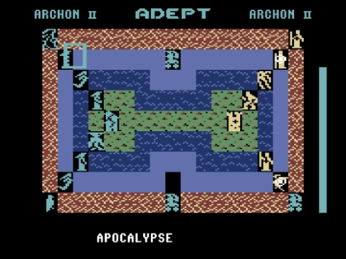 Gameplay of Archon II: Adept for Commodore 64